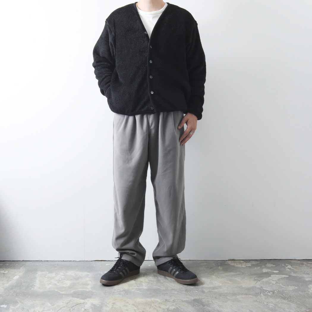 BURLAP OUTFITTER バーラップアウトフィッター ソリッド フリース カーディガン ブラック SOLID FLEECE CARDIGAN 30089 BLACK L
