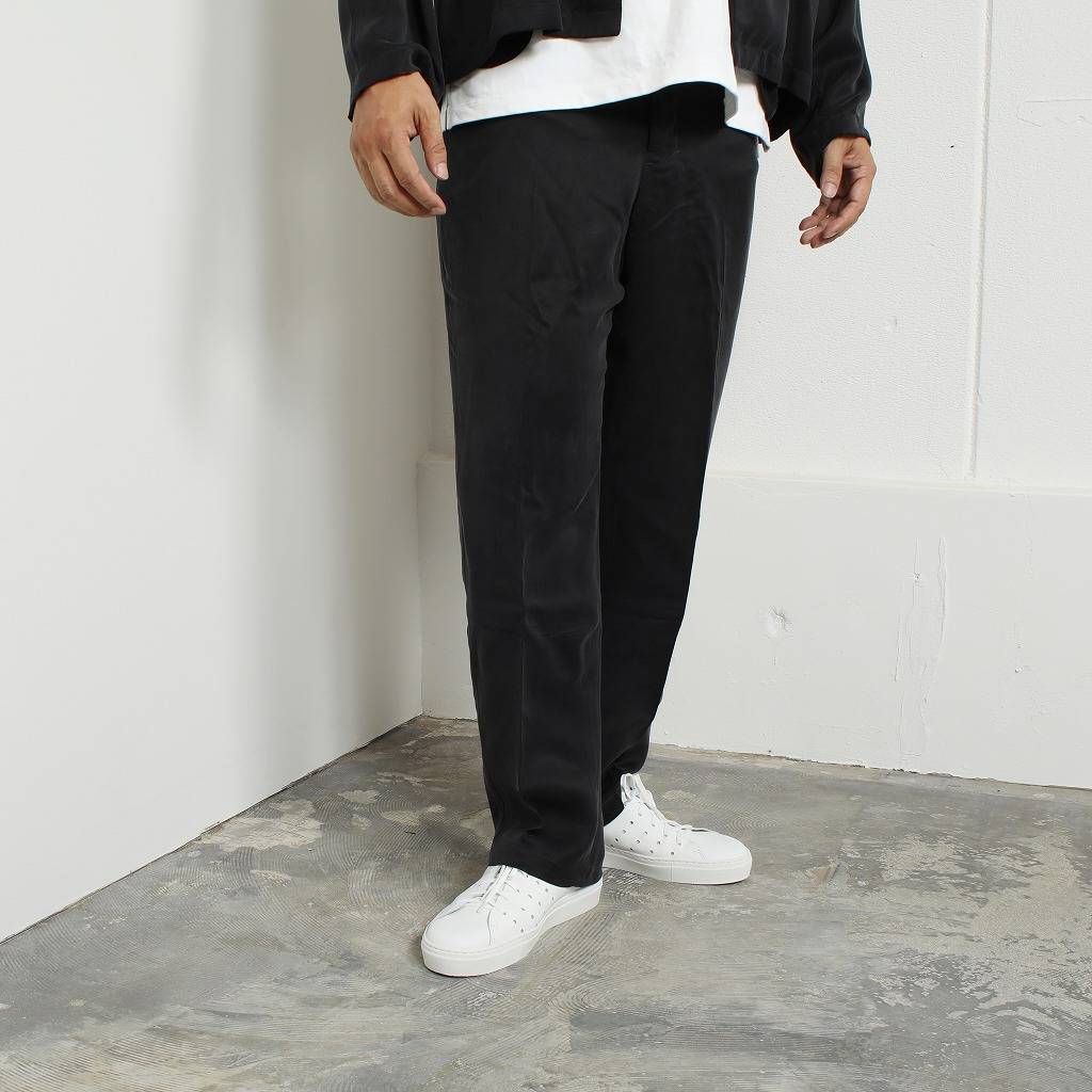 ATHA アタ サテン イージートラウザーズ ユニセックス  SATIN STRAIGHT EASY TROUSERS