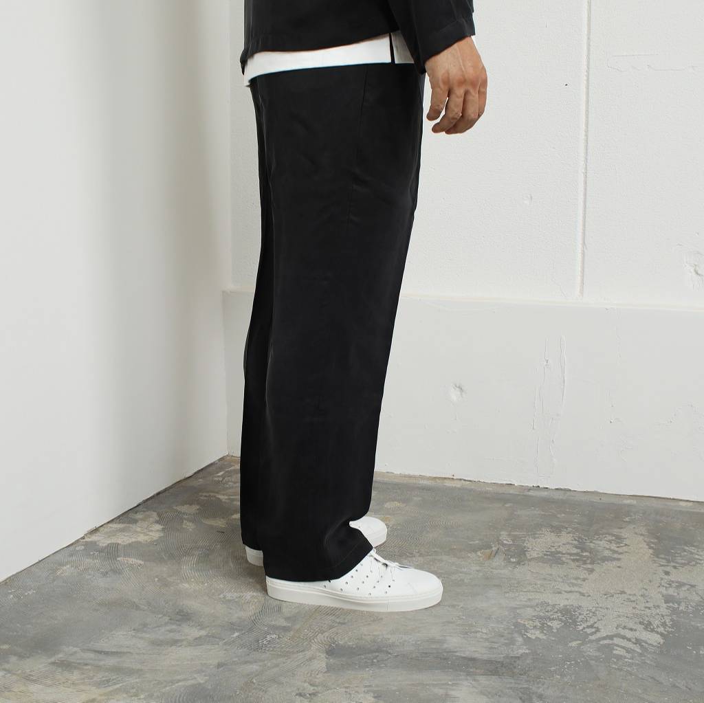 ATHA アタ サテン イージートラウザーズ ユニセックス  SATIN STRAIGHT EASY TROUSERS