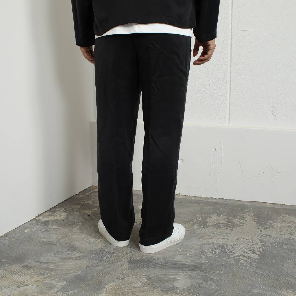 ATHA アタ サテン イージートラウザーズ ユニセックス  SATIN STRAIGHT EASY TROUSERS
