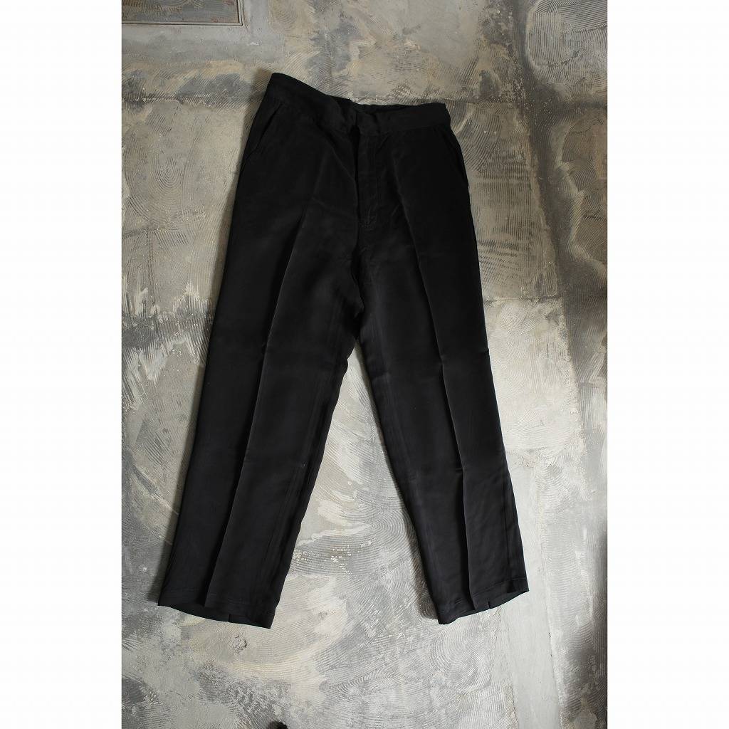 ATHA アタ サテン イージートラウザーズ ユニセックス  SATIN STRAIGHT EASY TROUSERS