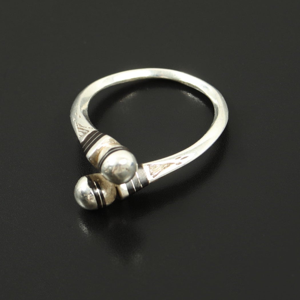 TOUAREG SILVER JEWELRY トゥアレグ シルバー ジュエリー POURE SILVER RING クロスサークル シルバー