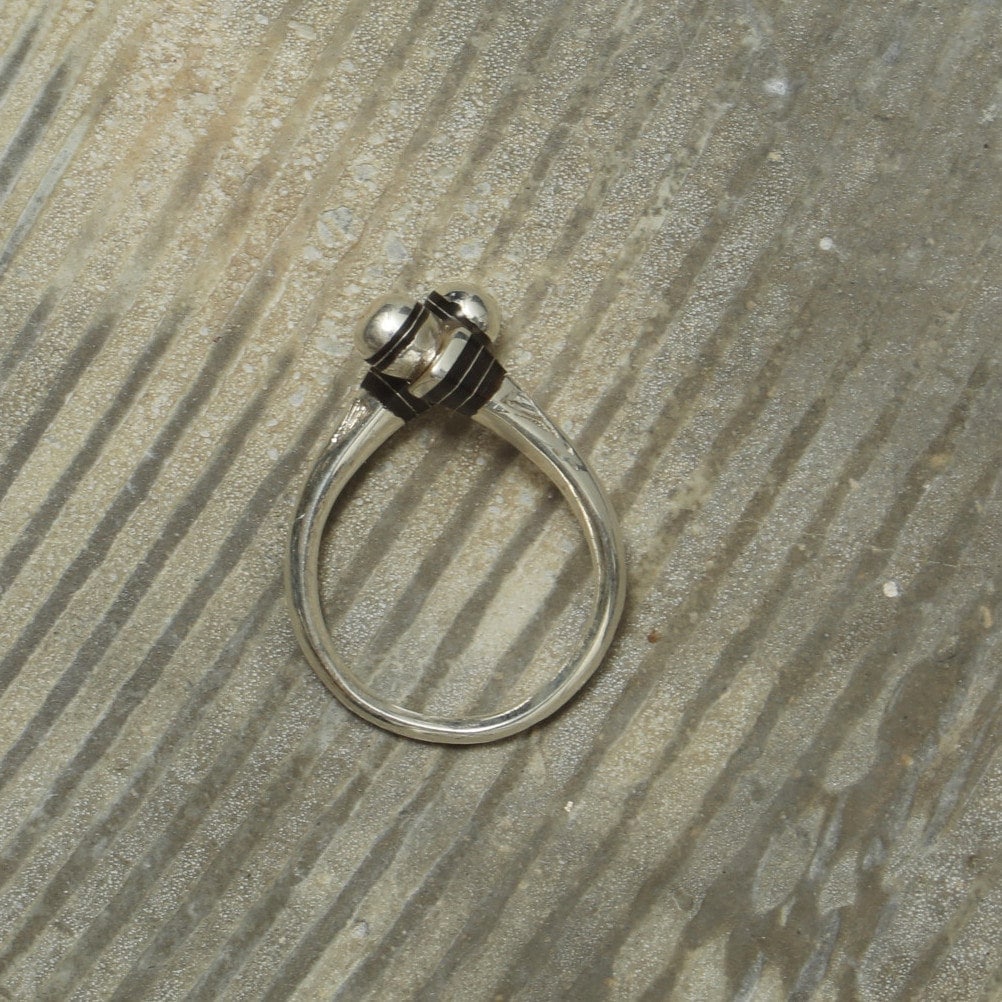 TOUAREG SILVER JEWELRY トゥアレグ シルバー ジュエリー POURE SILVER RING クロスサークル シルバー