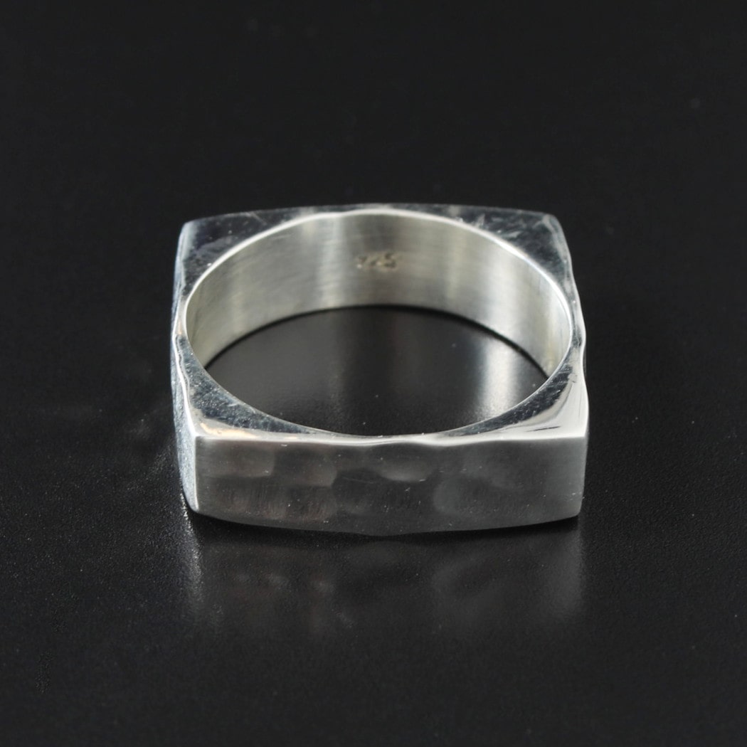 INTERIM インテリム タスコシルバー フラットバンピー リング TAXCO SILVER  FLAT BUMPY RING シルバー