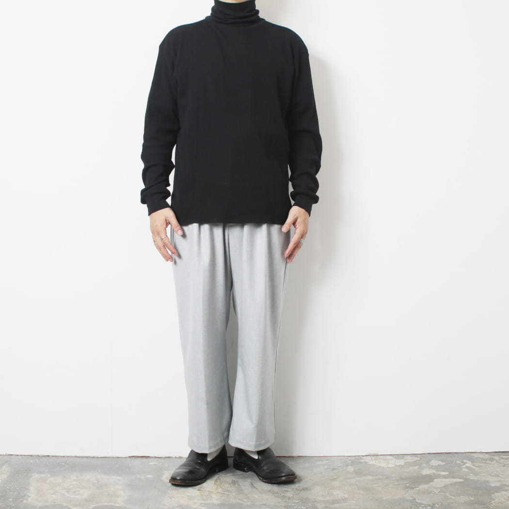 amne アンヌ HIGH DENSITY WAFFLE turtle tee ハイデンシティ