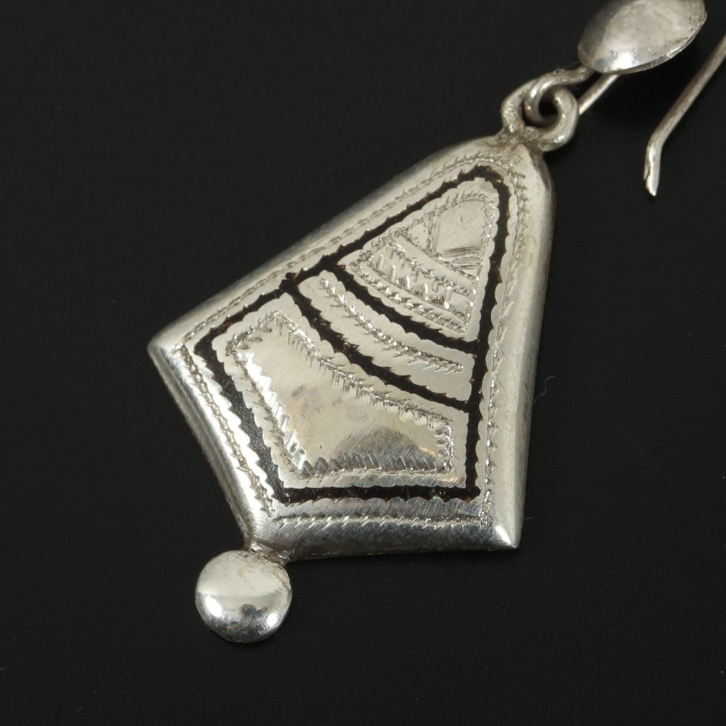 TOUAREG SILVER JEWELRY トゥアレグ シルバー ジュエリー POURE SILVER シルバーピアス シルバー