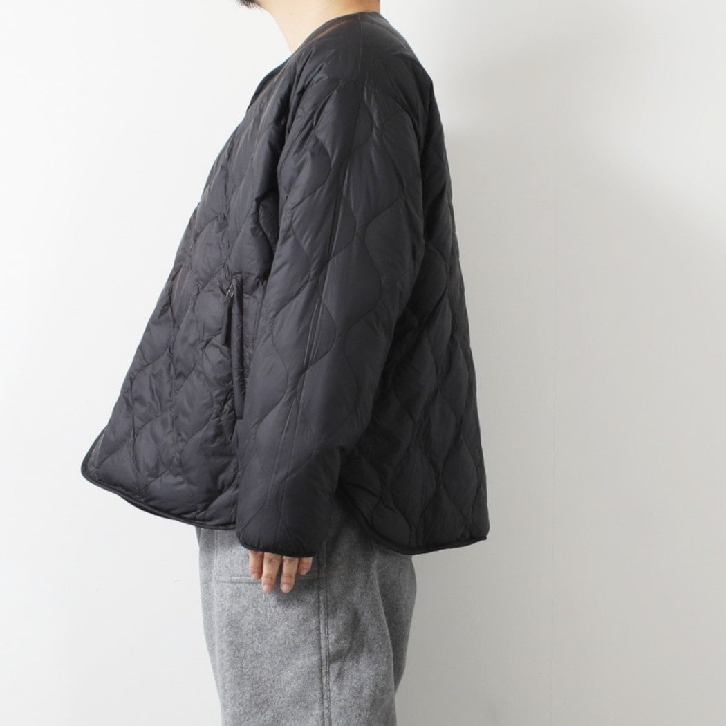 Cape HEIGHTS×TAION ケープハイツ×タイオン ダウンブルゾン リバーシブル KINSELLA キルティング×フリース ブラック