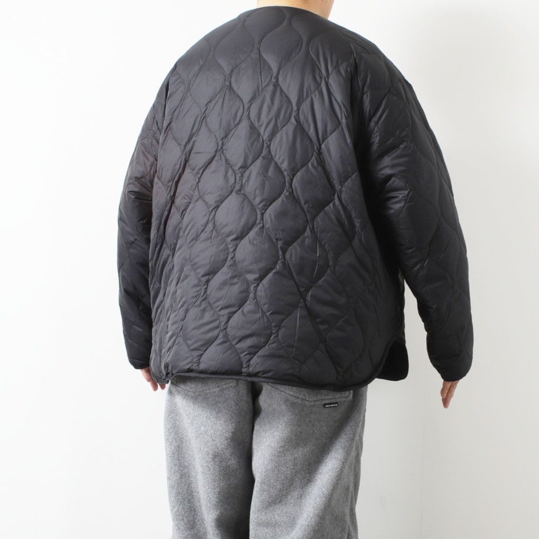 Cape HEIGHTS×TAION ケープハイツ×タイオン ダウンブルゾン リバーシブル KINSELLA キルティング×フリース ブラック