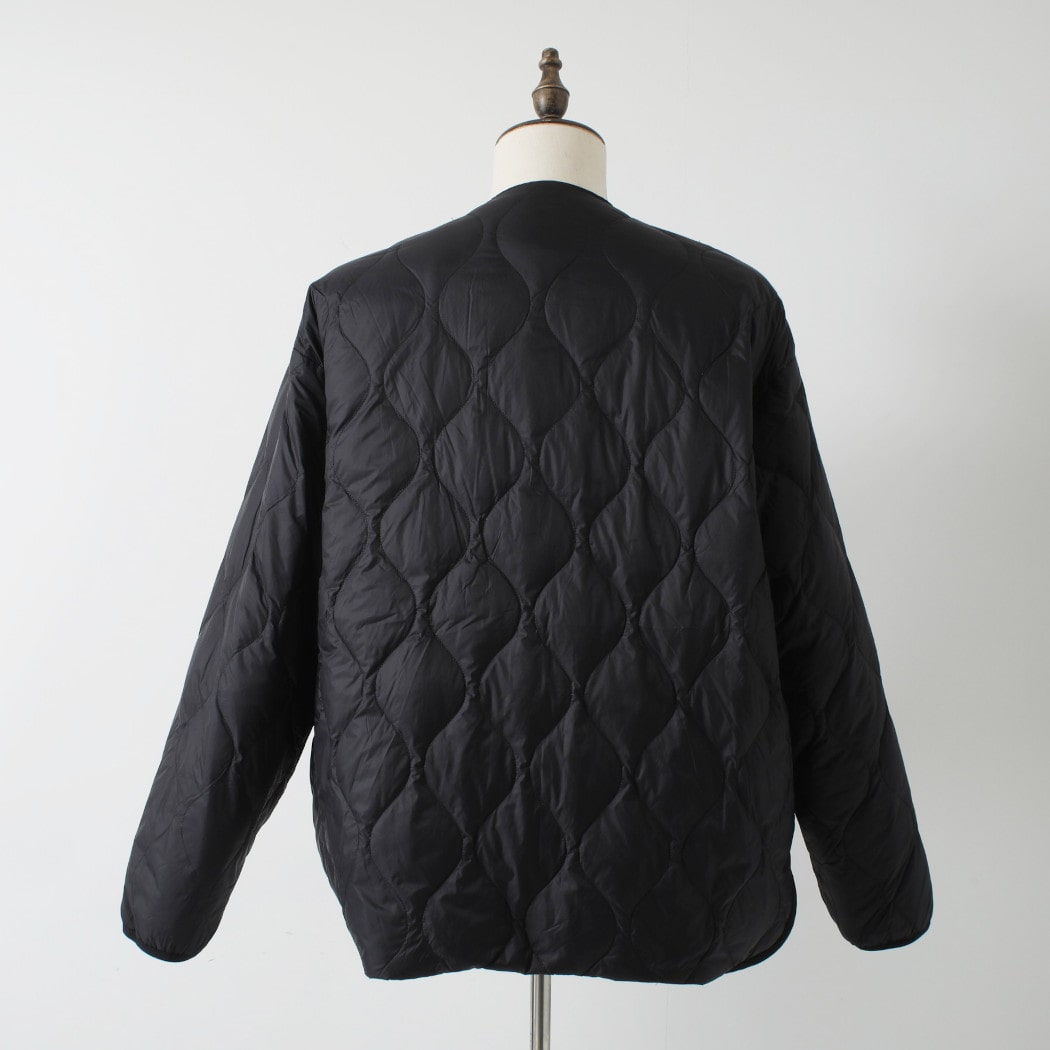 Cape HEIGHTS×TAION ケープハイツ×タイオン ダウンブルゾン リバーシブル KINSELLA キルティング×フリース ブラック