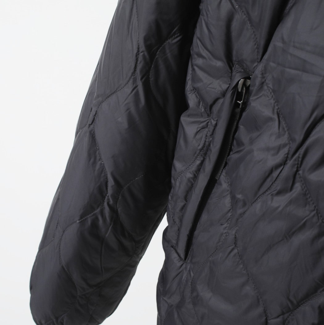 Cape HEIGHTS×TAION ケープハイツ×タイオン ダウンブルゾン リバーシブル KINSELLA キルティング×フリース ブラック