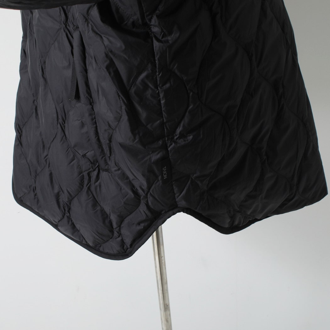Cape HEIGHTS×TAION ケープハイツ×タイオン ダウンブルゾン リバーシブル KINSELLA キルティング×フリース ブラック