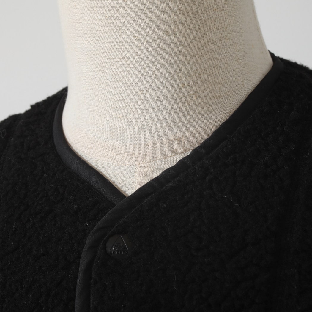 Cape HEIGHTS×TAION ケープハイツ×タイオン ダウンブルゾン リバーシブル KINSELLA キルティング×フリース ブラック