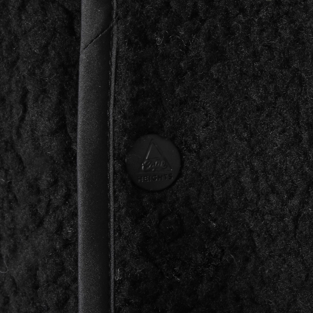 Cape HEIGHTS×TAION ケープハイツ×タイオン ダウンブルゾン リバーシブル KINSELLA キルティング×フリース ブラック