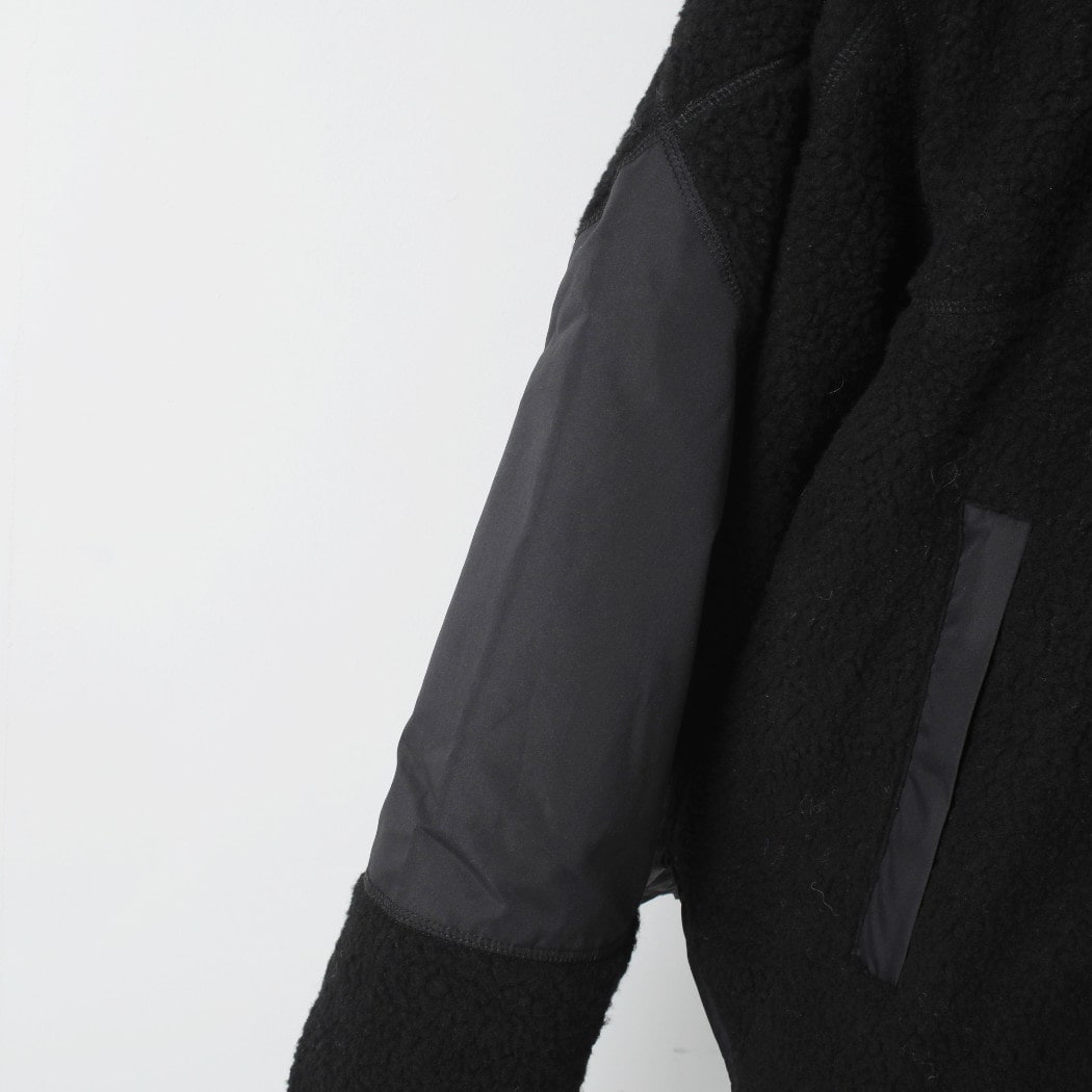 Cape HEIGHTS×TAION ケープハイツ×タイオン ダウンブルゾン リバーシブル KINSELLA キルティング×フリース ブラック