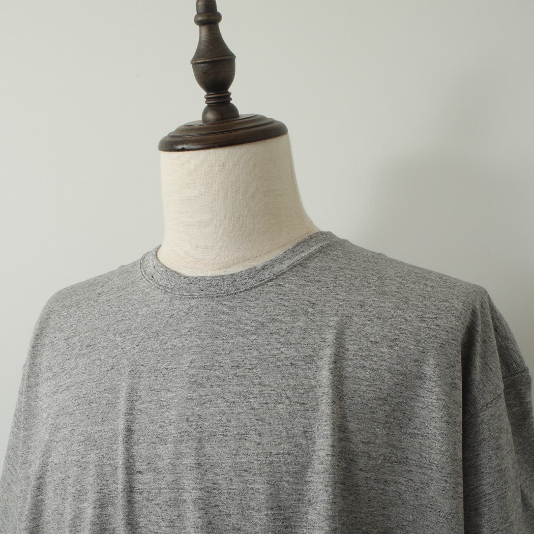 CAPERTICA カペルチカ Tシャツ スビンコットン ソフトツイスト ビッグT グレー