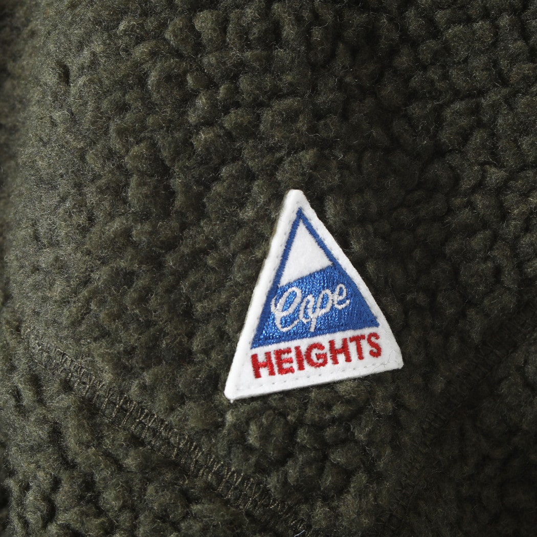 Cape HEIGHTS×TAION ケープハイツ×タイオン ダウンブルゾン リバーシブル KINSELLA キルティング×フリース オリーブ