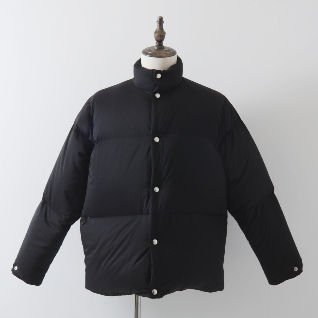 marka マーカ リサイクルナイロンミニリップ ダウンジャケット DOWN JACKET M25C26BL01C BLACK【クーポン対象外】