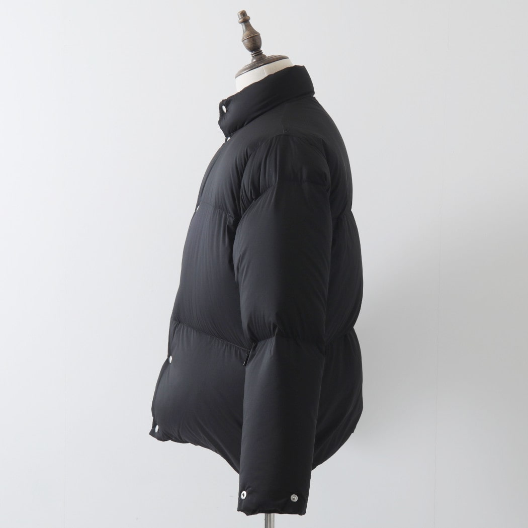 marka マーカ リサイクルナイロンミニリップ ダウンジャケット DOWN JACKET M25C26BL01C BLACK【クーポン対象外】