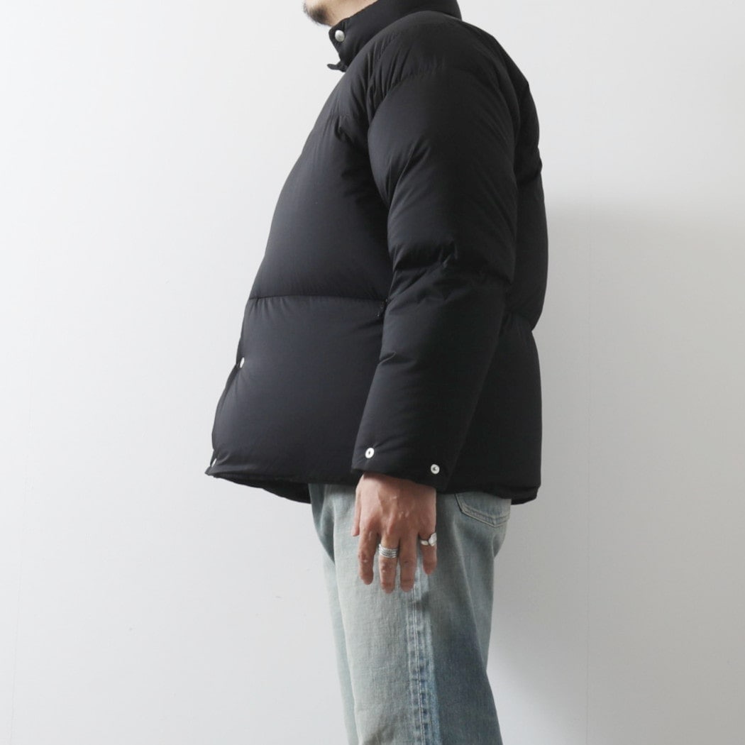 marka マーカ リサイクルナイロンミニリップ ダウンジャケット DOWN JACKET M25C26BL01C BLACK【クーポン対象外】