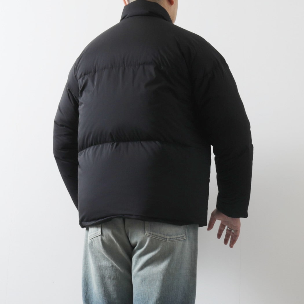 marka マーカ リサイクルナイロンミニリップ ダウンジャケット DOWN JACKET M25C26BL01C BLACK【クーポン対象外】