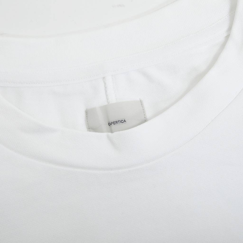 CAPERTICA カペルチカ Tシャツ スビンコットン スピリットスリーブ ホワイト