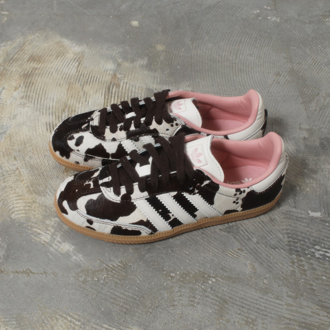 adidas SAMBA OG W JR1256 アディダス サンバ スニーカー ポニー ダークブラウン オフホワイト