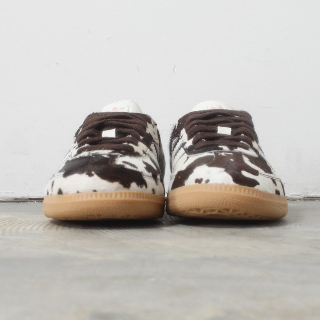 adidas SAMBA OG W JR1256 アディダス サンバ スニーカー ポニー ダークブラウン オフホワイト