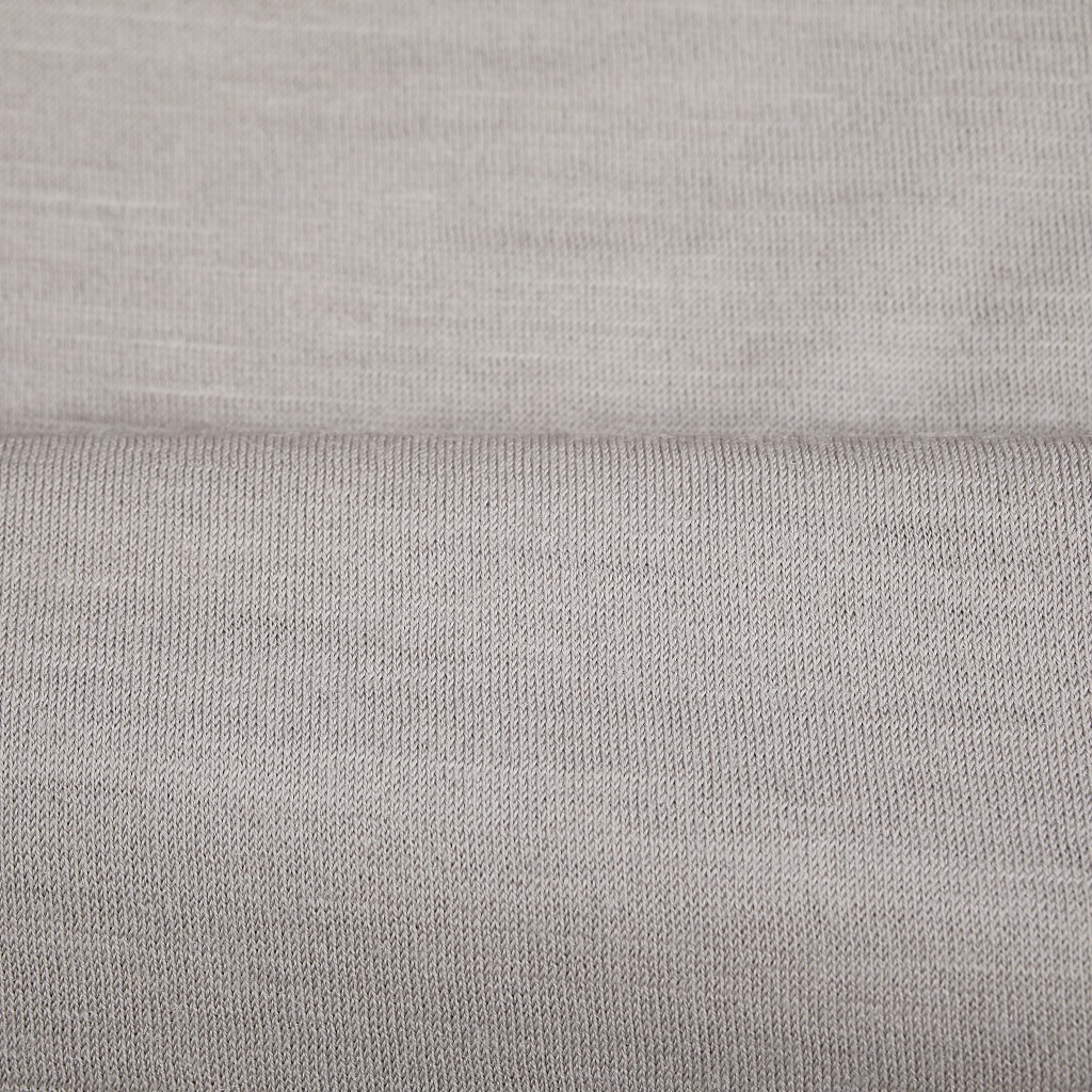 CAPERTICA カペルチカ ウールTシャツ Super120s ウオッシャブルウール オーバーサイズ グレイジュ