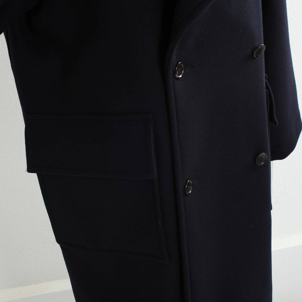 ATHA アタ ダブルメルトン オーバーサイズ ピーコート ネイビー DOUBLE MELTON OVERSIZED PEACOAT NAVY F