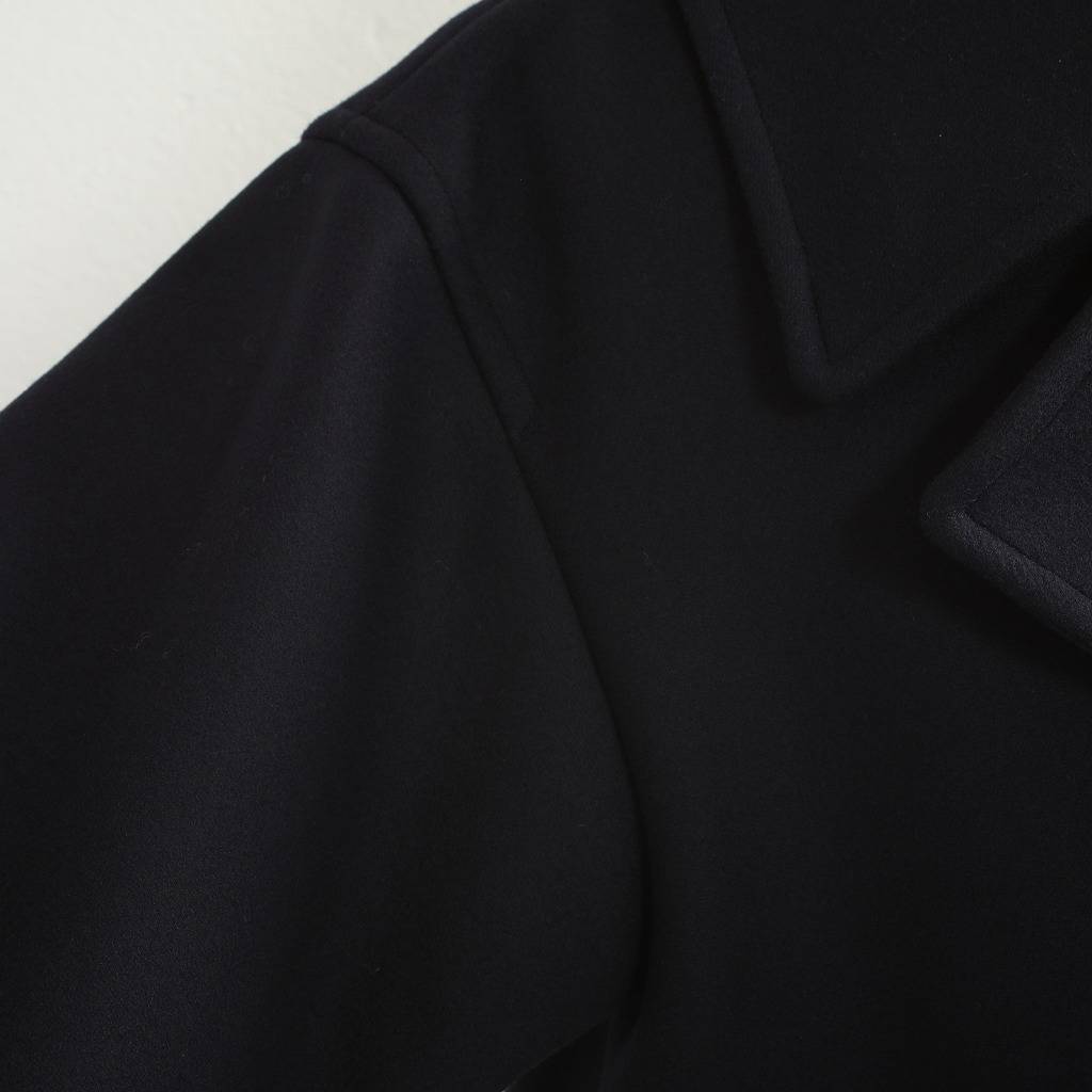 ATHA アタ ダブルメルトン オーバーサイズ ピーコート ネイビー DOUBLE MELTON OVERSIZED PEACOAT NAVY F
