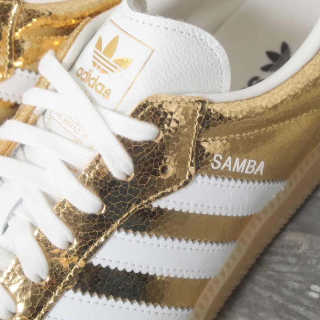 adidas SAMBA OG W ki5719 アディダス サンバ スニーカー ゴールドメタリック クラウドウエアホワイト