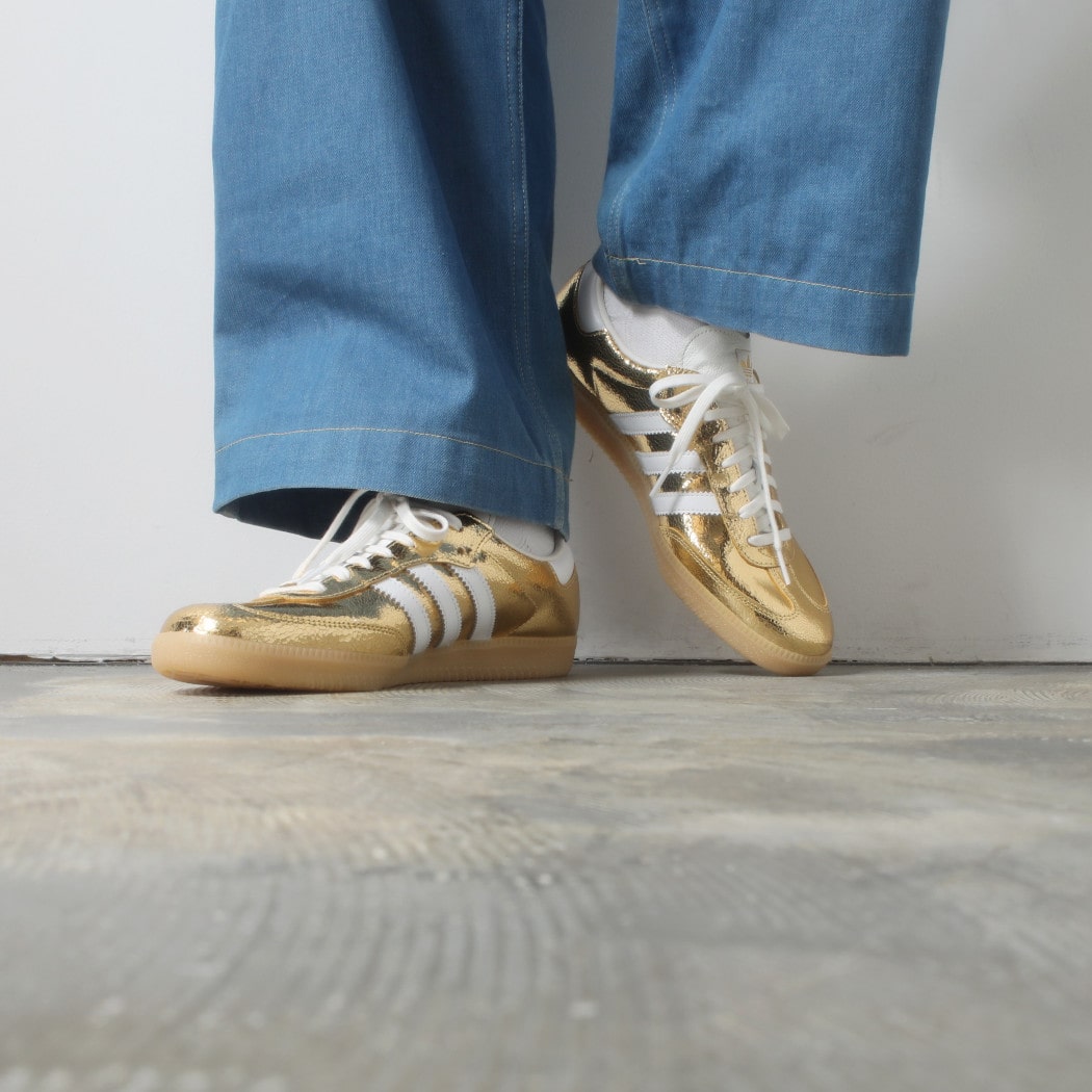 adidas SAMBA OG W ki5719 アディダス サンバ スニーカー ゴールドメタリック クラウドウエアホワイト