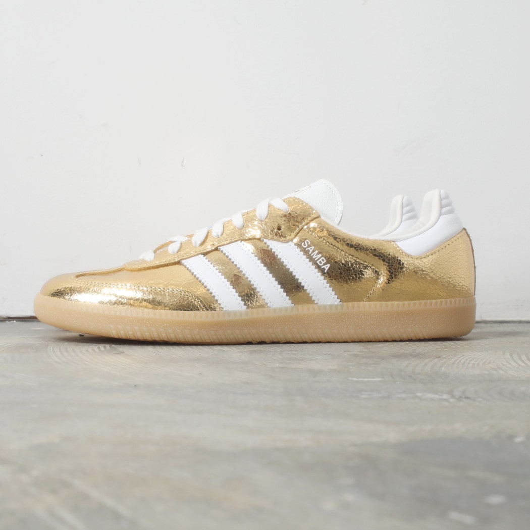 adidas SAMBA OG W ki5719 アディダス サンバ スニーカー ゴールドメタリック クラウドウエアホワイト