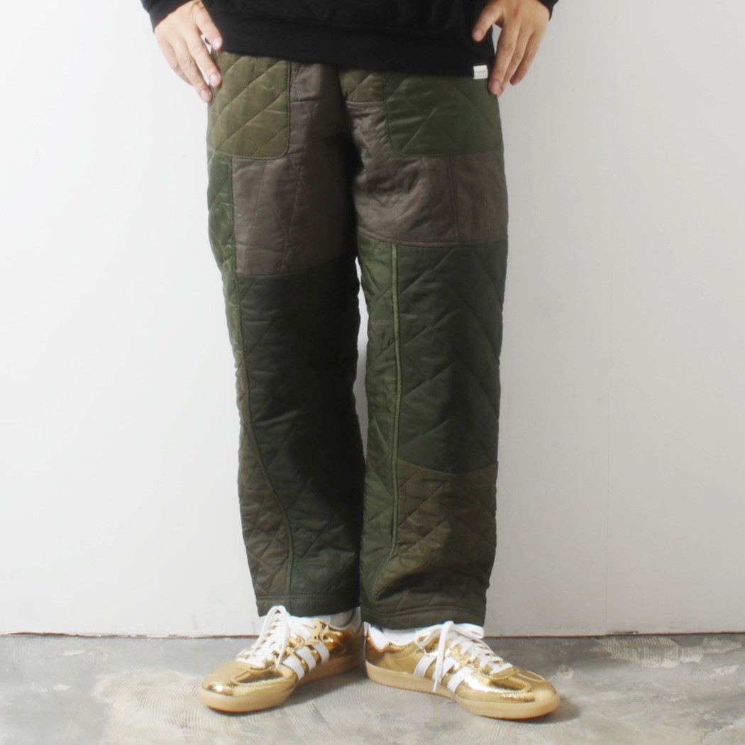 MR.REMAKEMAN ミスターリメイクマン キルティング リメイクパンツ