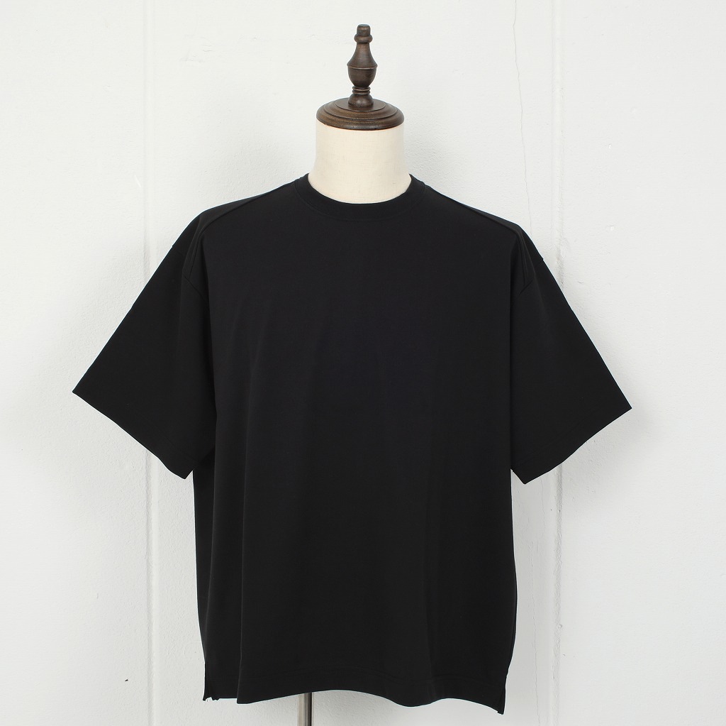 CAPERTICA カペルチカ Tシャツ スビンコットン コンパクトジャージ オーバーサイズ ブラック