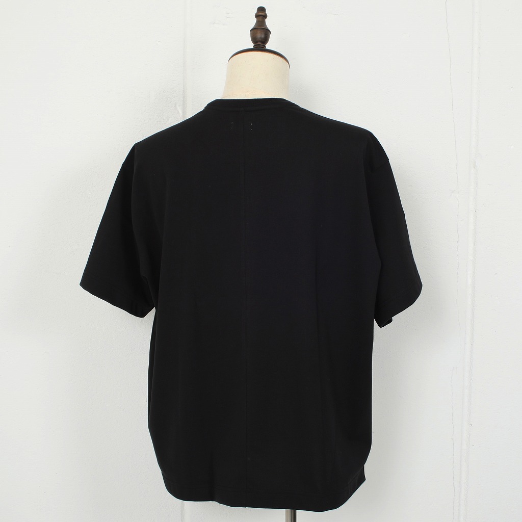 CAPERTICA カペルチカ Tシャツ スビンコットン コンパクトジャージ オーバーサイズ ブラック