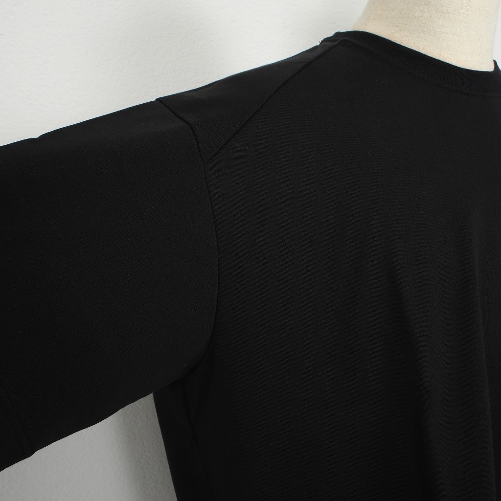 CAPERTICA カペルチカ Tシャツ スビンコットン コンパクトジャージ オーバーサイズ ブラック