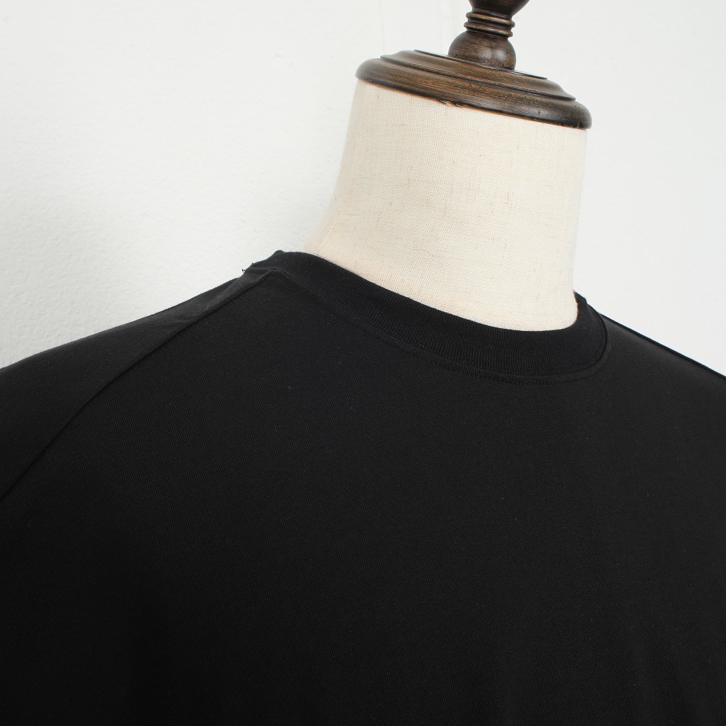 CAPERTICA カペルチカ Tシャツ スビンコットン コンパクトジャージ オーバーサイズ ブラック