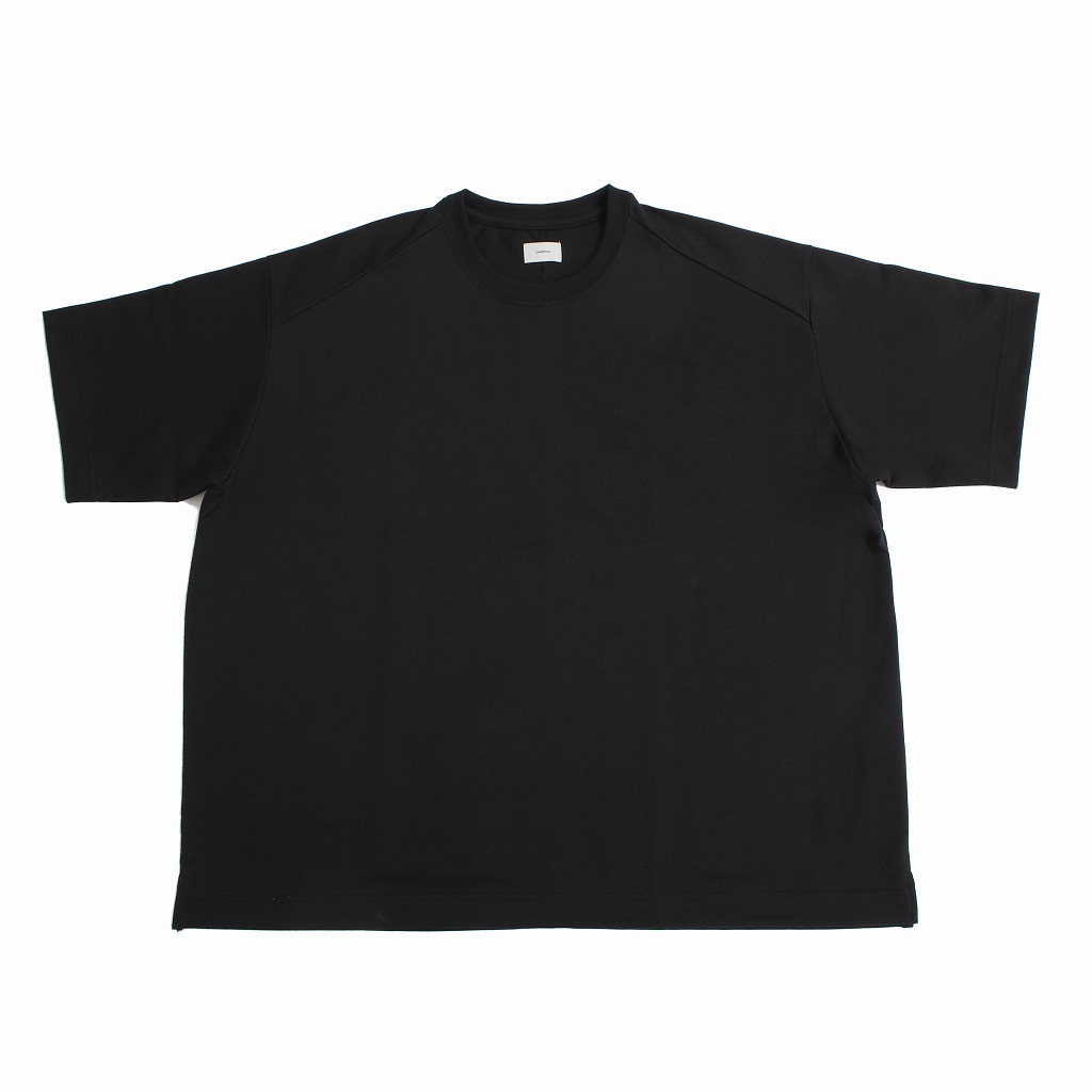 CAPERTICA カペルチカ Tシャツ スビンコットン コンパクトジャージ オーバーサイズ ブラック