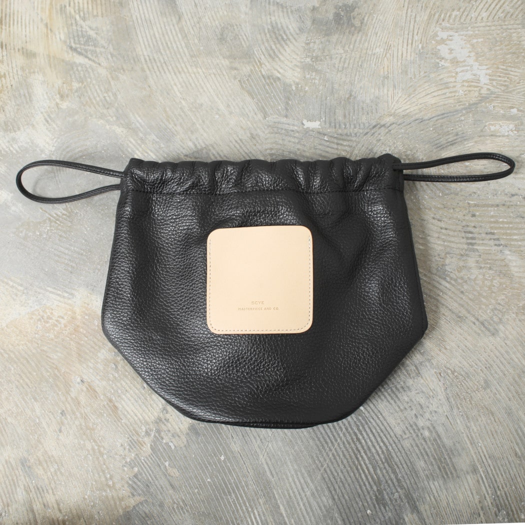 【Scye サイ】 SOFT LEATHER DRAWSTRING BAG Scye -Soft Leather Drawstring Bag- - 1LDK annex