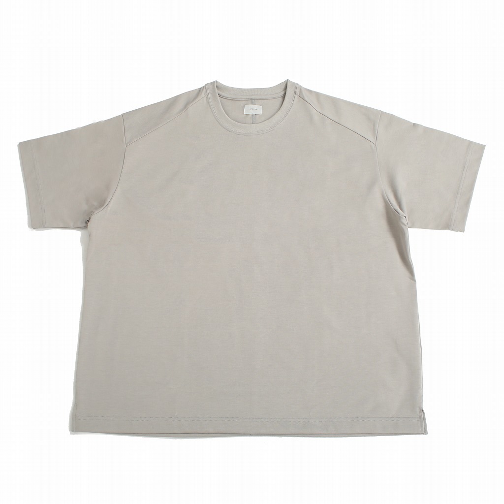 CAPERTICA カペルチカ Tシャツ スビンコットン コンパクトジャージ オーバーサイズ グレイジュ