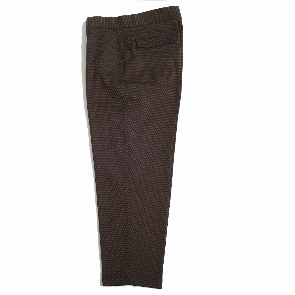 ATHA アタ イージーパンツ ジオメトリックパターン GEOMETRIC PATTERN TAPERED EASY TROUSERS RAW UMRED F
