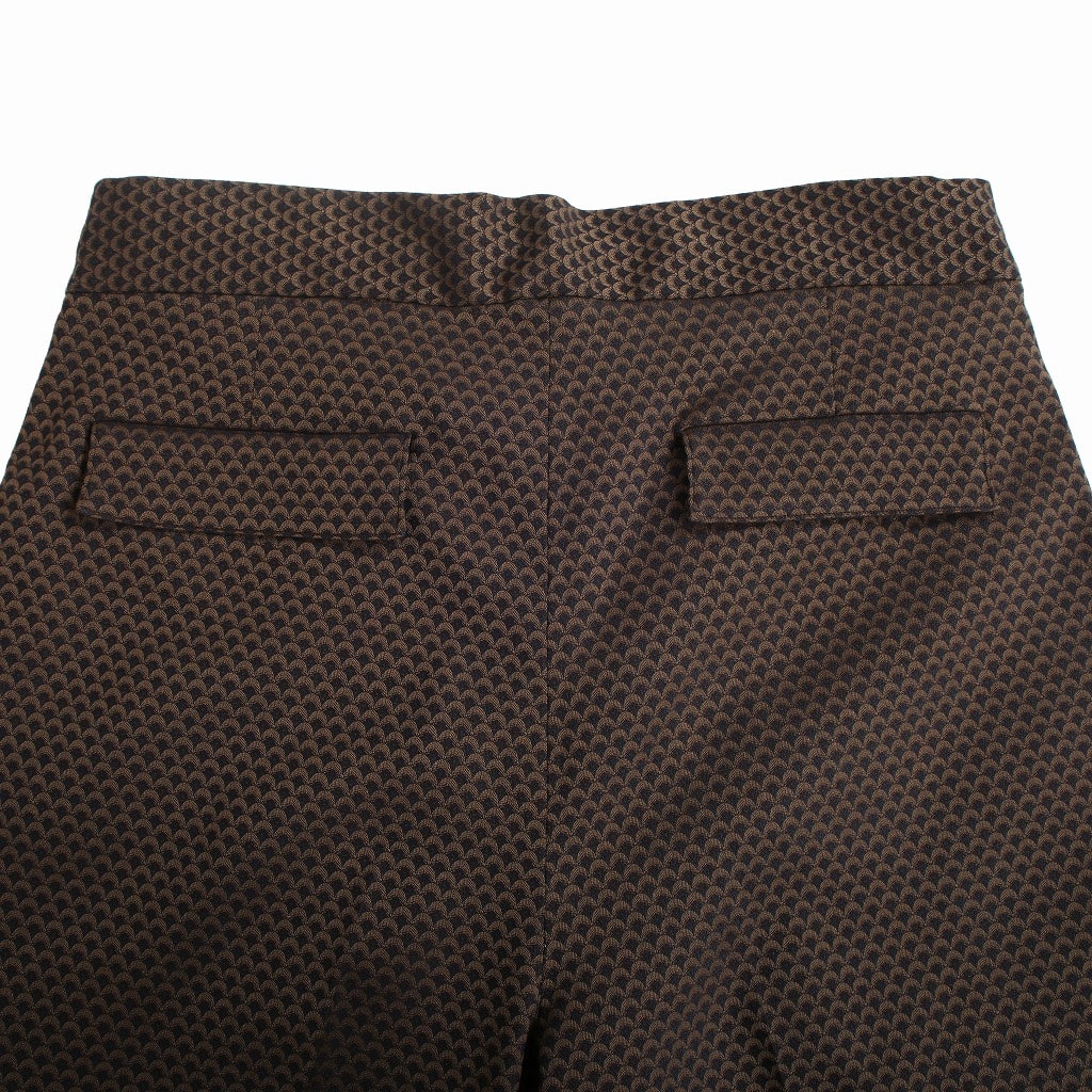 ATHA アタ イージーパンツ ジオメトリックパターン GEOMETRIC PATTERN TAPERED EASY TROUSERS RAW UMRED F