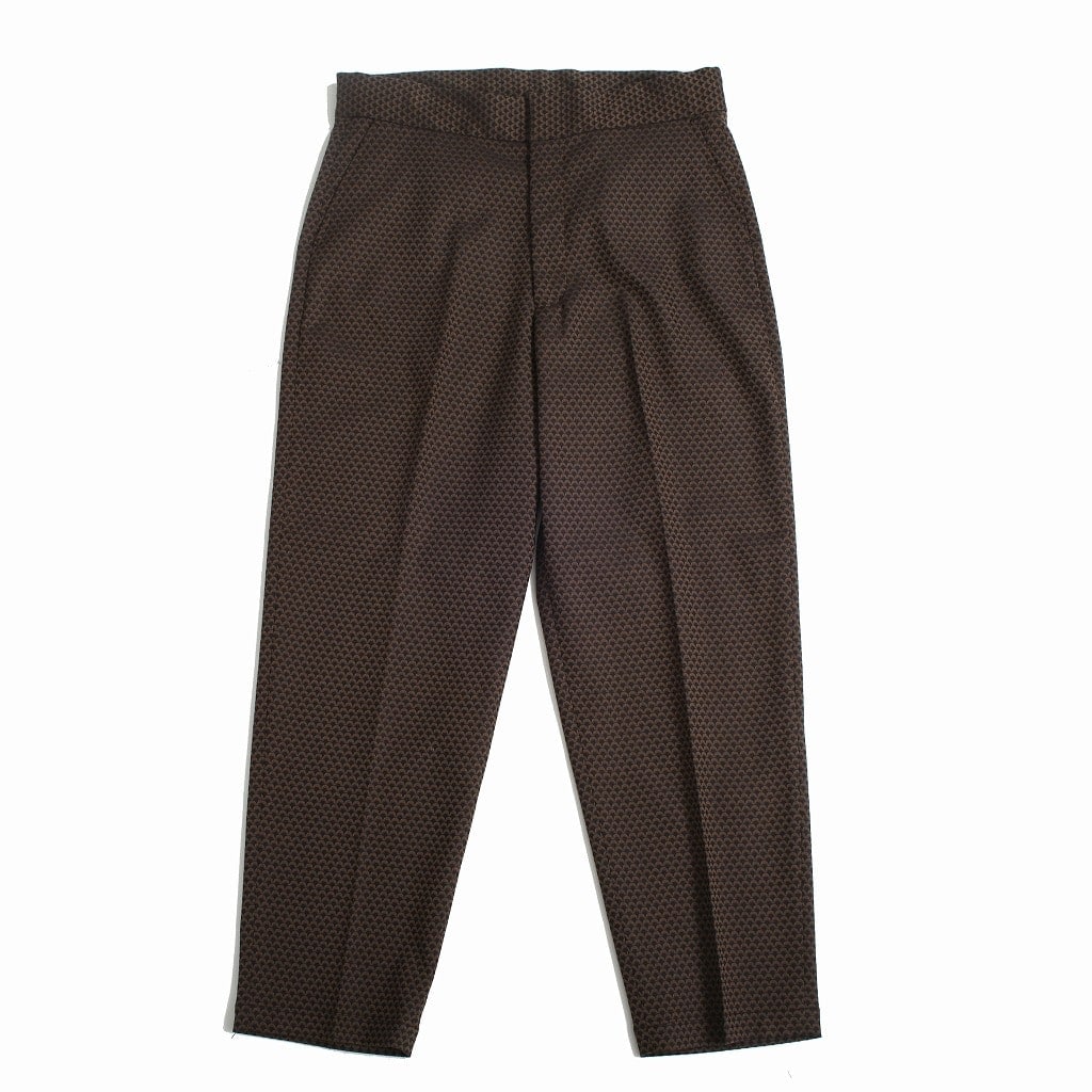 ATHA アタ イージーパンツ ジオメトリックパターン GEOMETRIC PATTERN TAPERED EASY TROUSERS RAW UMRED F