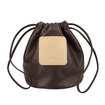 SCYE サイ シュリンクレザードローストリングバッグ Leather