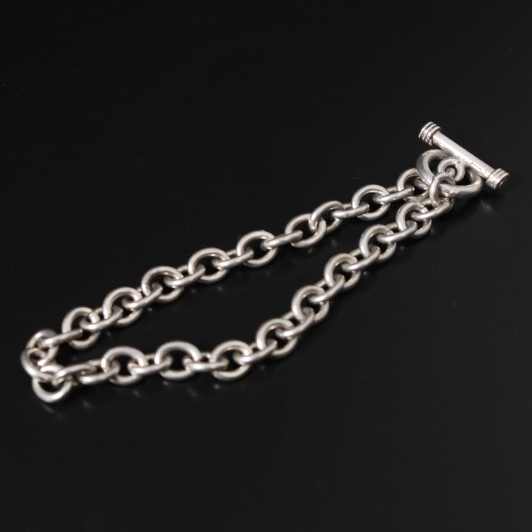 Vintage silver ヴィンテージ シルバー ブレスレット 全長20,5cm 英国