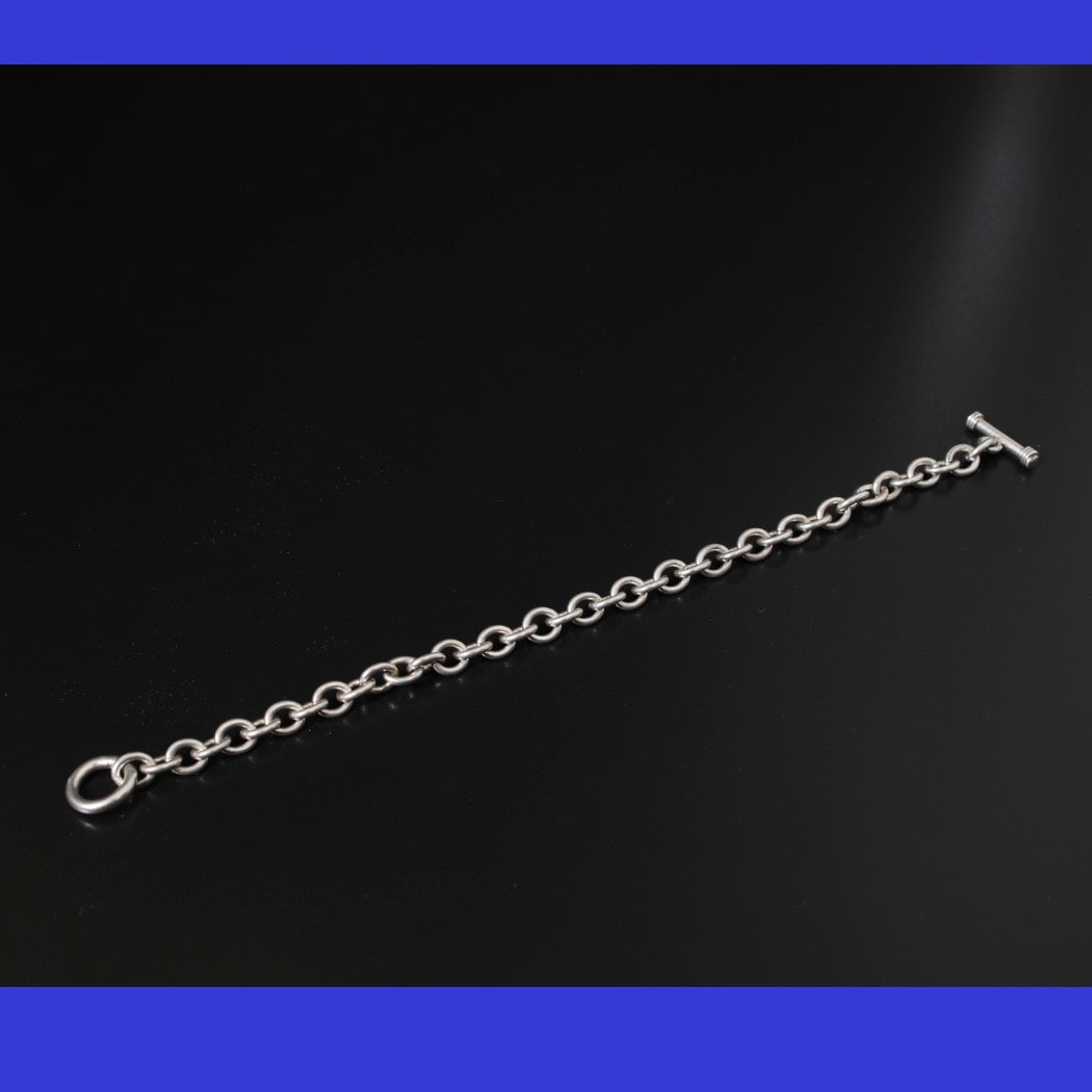 1920s 英国製　アンティークシルバーブレスレット　Silver925 Vintage silver ヴィンテージ シルバー ブレスレット 全長20,5cm 英国