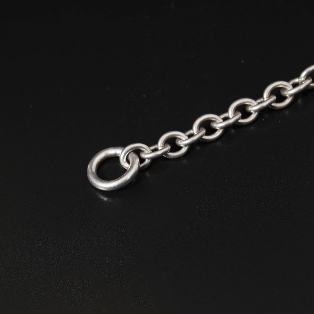 Vintage silver ヴィンテージ シルバー ブレスレット 全長20,5cm 英国