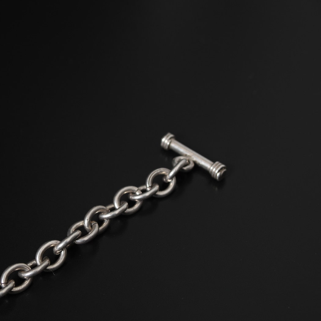 Vintage silver ヴィンテージ シルバー ブレスレット 全長20,5cm 英国