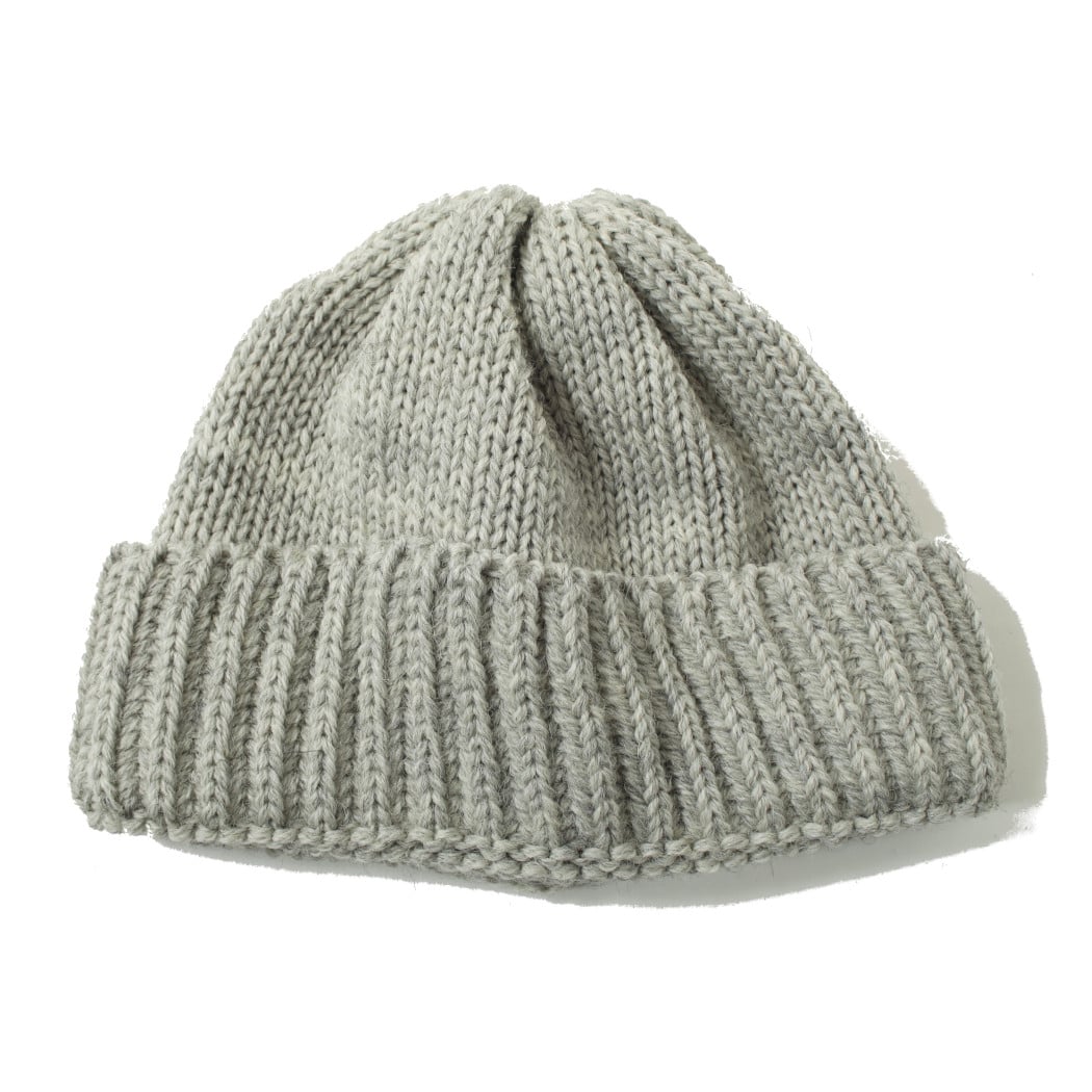 HIGHLAND2000 ハイランド2000 SB ボブキャップ リブターンナップ ライトグレー SB Bob Cap／Rib Turnnup Lt Grey F